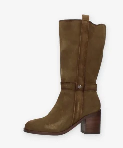 Carmela Stivali verdi scamosciati