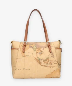 Alviero Martini Prima Classe Shopping media Geo Classic con fibbie