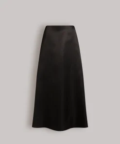Alternative view of Gonna lunga in organza di seta